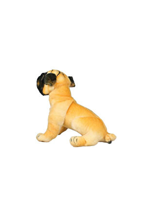Havlayan Pug Köpek Peluş Oyuncak 25cm Kız Erkek Çocuk Oyuncak Eğitici Oyuncaklar