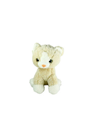 PB31184-22 Peluş Oturan Kedi 23cm Kız Erkek Çocuk Oyuncak Eğitici Oyuncaklar