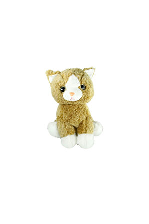 PB31184-22 Peluş Oturan Kedi 23cm Kız Erkek Çocuk Oyuncak Eğitici Oyuncaklar
