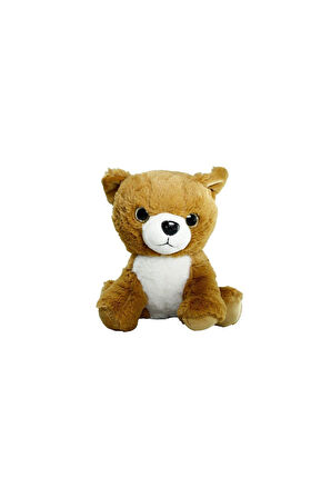 PB30448-22 Peluş Köpek 23cm Kız Erkek Çocuk Oyuncak Eğitici Oyuncaklar