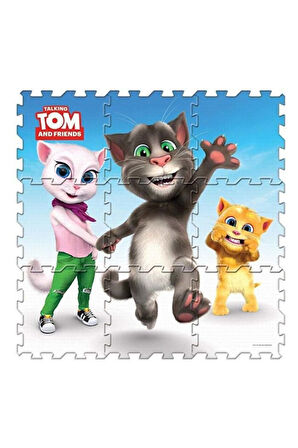 Konuşan Kedi Tom ve Eva Yer Matı Kız Erkek Çocuk Oyuncak Eğitici Oyuncaklar