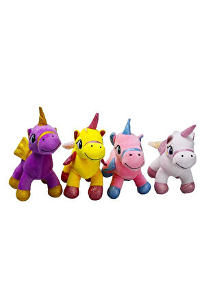 Peluş Kanatlı Pegasus 20cm 1adet Fiyatıdır Kız Erkek Çocuk Oyuncak Eğitici Oyuncaklar