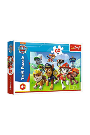 PUZZLE-17321 Paw Patrol 60 Parça Puzzle Kız Erkek Çocuk Oyuncak Eğitici Oyuncaklar