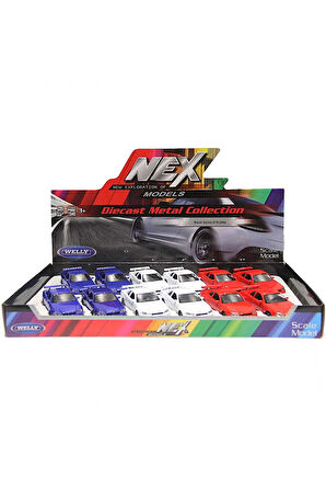 Welly 1:32 Nissan Skyline GTR R34 Çek Bırak Araba Kız Erkek Çocuk Oyuncak Eğitici Oyuncaklar