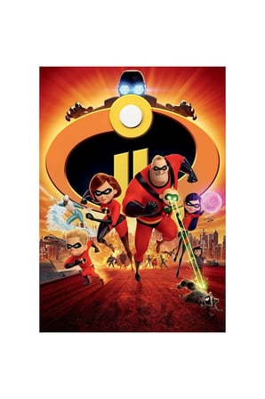 INC 714 Puzzle 100/INCREDIBLES 2 PUZZLE 100 PARÇA Kız Erkek Çocuk Oyuncak Eğitici Oyuncaklar
