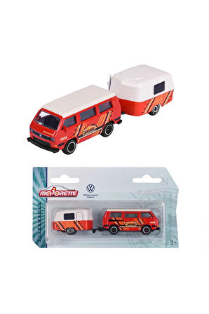 Majorette Römorklu Volkswagen The Originals Model Arabalar Kız Erkek Çocuk Oyuncak Eğitici Oyuncakla