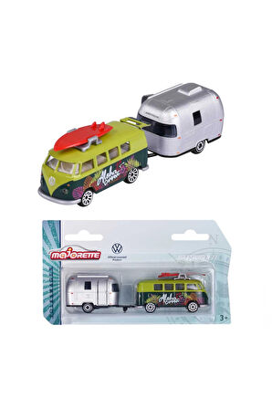 Majorette Römorklu Volkswagen The Originals Model Arabalar Kız Erkek Çocuk Oyuncak Eğitici Oyuncakla