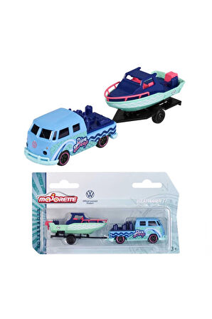 Majorette Römorklu Volkswagen The Originals Model Arabalar Kız Erkek Çocuk Oyuncak Eğitici Oyuncakla