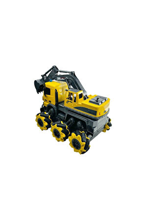 YJ-075-4 1:14 Uzaktan Kumandalı Full Fonksiyon 2.4G Kamyon Kazıcı -Vardem Kız Erkek Çocuk Oyuncak Eğ