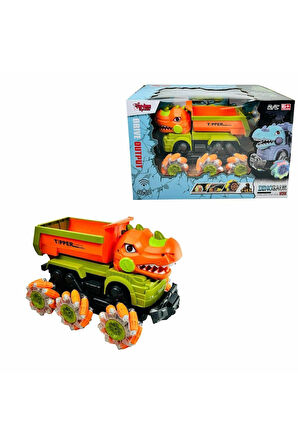 YJ-078-4 Kumandalı Sesli ve Işıklı Dinazor Kız Erkek Çocuk Oyuncak Eğitici Oyuncaklar