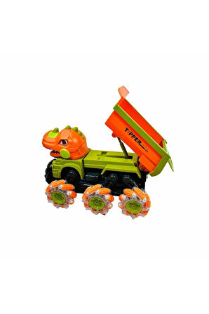 YJ-078-4 Kumandalı Sesli ve Işıklı Dinazor Kız Erkek Çocuk Oyuncak Eğitici Oyuncaklar