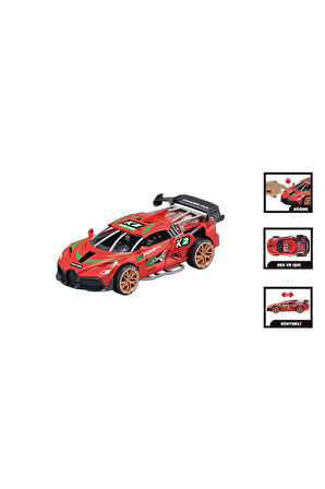 MG-D500-04-06 Sesli ve Işıklı Sürtmeli Spor Araba -1adet fiyatıdır Kız Erkek Çocuk Oyuncak Eğitici O