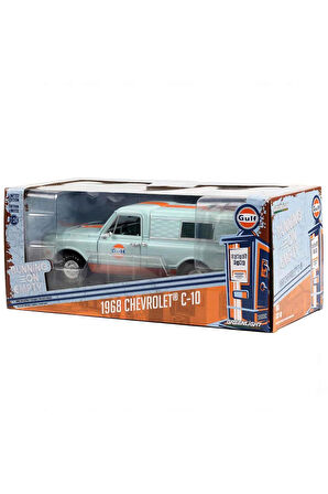 Greenlight 1:24 1968 Chevy C-10 Pickup Light Blue Kız Erkek Çocuk Oyuncak Eğitici Oyuncaklar