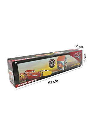 Cars Oyun Çadırı Ebat 95x95x65cm - 85062 Kız Erkek Çocuk Oyuncak Eğitici Oyuncaklar