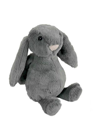 Uyku Arkadaşı Tavşan Peluş Gri 34cm Kız Erkek Çocuk Oyuncak Eğitici Oyuncaklar