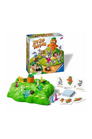 209767 Ravensburger - Zıp Zıp Tavşan +4 yaş Kız Erkek Çocuk Oyuncak Eğitici Oyuncaklar