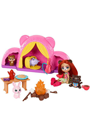 HTW71 Enchantimals Maceracı Kampçılar Oyun Seti Kız Erkek Çocuk Oyuncak Eğitici Oyuncaklar