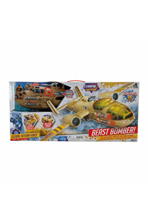 33938 The Corps Universe Beast Bomber Sesli ve Işıklı Askeri Uçak Kız Erkek Çocuk Oyuncak Eğitici Oy