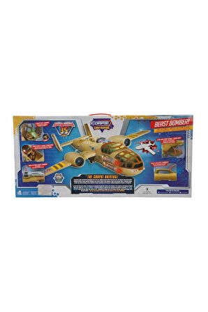 33938 The Corps Universe Beast Bomber Sesli ve Işıklı Askeri Uçak Kız Erkek Çocuk Oyuncak Eğitici Oy