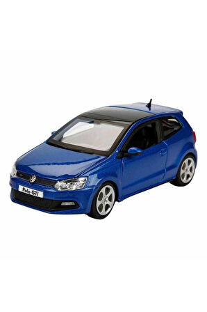 Bburago 1:24 Volkswagen Polo GTI Mark 5 Model Araba Kız Erkek Çocuk Oyuncak Eğitici Oyuncaklar