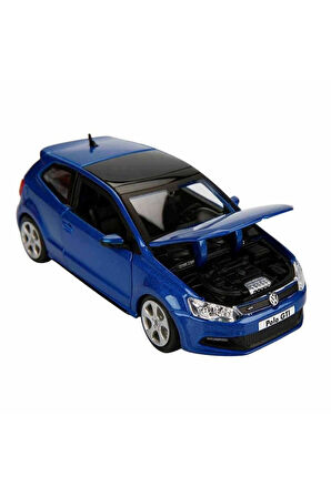 Bburago 1:24 Volkswagen Polo GTI Mark 5 Model Araba Kız Erkek Çocuk Oyuncak Eğitici Oyuncaklar