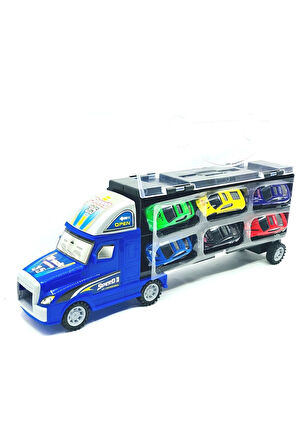Taşınabilir Die Cast Metal Araçlı Kaydıraklı Tır Kız Erkek Çocuk Oyuncak Eğitici Oyuncaklar