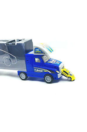 Taşınabilir Die Cast Metal Araçlı Kaydıraklı Tır Kız Erkek Çocuk Oyuncak Eğitici Oyuncaklar