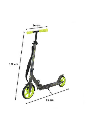 Evo Flexi Max 2 Tekerlekli Scooter Yeşil Kız Erkek Çocuk Oyuncak Eğitici Oyuncaklar