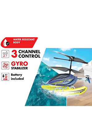 SIL 84795 Silverlit Aqua Blaze Kumandalı Helikopter Kız Erkek Çocuk Oyuncak Eğitici Oyuncaklar