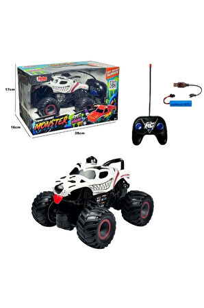 JY-1003 Uzaktan Kumandalı Full Fonksiyon Şarjlı Monster Jeep Kız Erkek Çocuk Oyuncak Eğitici Oyuncak