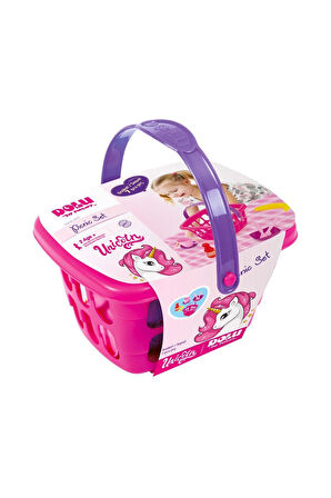 Dolu Unicorn Küçük Piknik Seti Kız Erkek Çocuk Oyuncak Eğitici Oyuncaklar