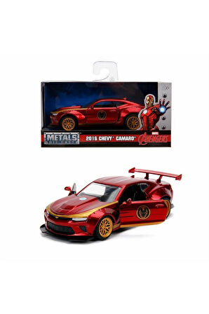 1:32 Marvel 2016 Chevy Camaro SS Kız Erkek Çocuk Oyuncak Eğitici Oyuncaklar