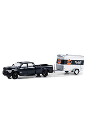 Greenlight 1/64 2023 Ram 2500 With Small Cargo Trailer Model Araba Kız Erkek Çocuk Oyuncak Eğitici O