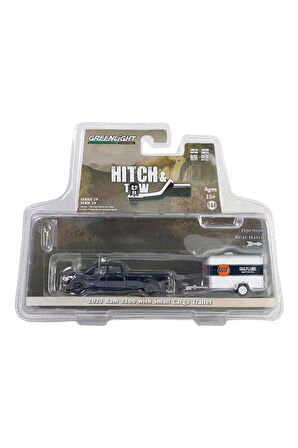 Greenlight 1/64 2023 Ram 2500 With Small Cargo Trailer Model Araba Kız Erkek Çocuk Oyuncak Eğitici O
