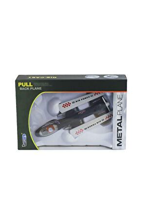 HW777-19B Metal Çek Bırak Uçak -Canem Oyuncak Kız Erkek Çocuk Oyuncak Eğitici Oyuncaklar