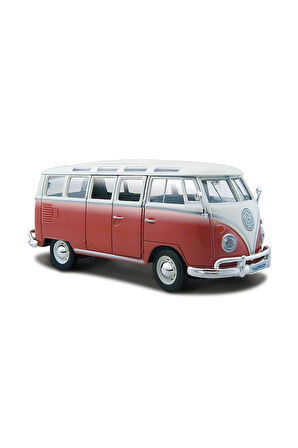 MAY 31956 Volksvagen Van Samba 1:25 Model Araba Kız Erkek Çocuk Oyuncak Eğitici Oyuncaklar
