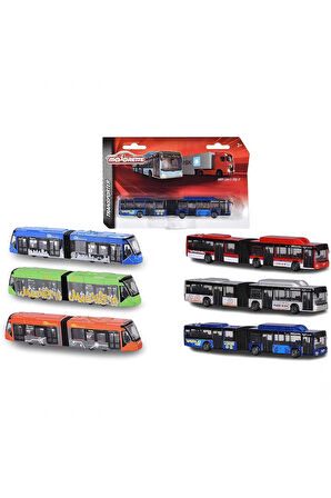 Majorette Transporter Toplu Taşıma Aracı Metal Model 212053303 - 1adet Fiyatıdır Kız Erkek Çocuk Oyu