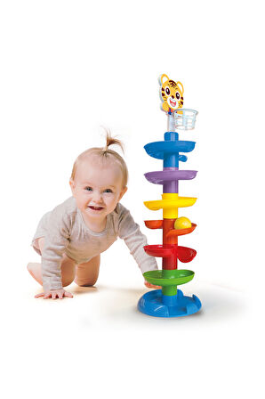 Dolu Top Kulesi Kız Erkek Çocuk Oyuncak Eğitici Oyuncaklar