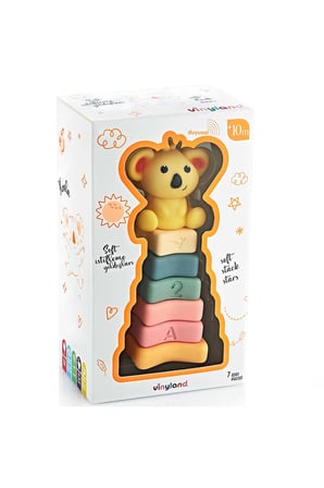 Vinyland Soft Yıldız Halkalar Koala 7'li Set 661877 Kız Erkek Çocuk Oyuncak Eğitici Oyuncaklar