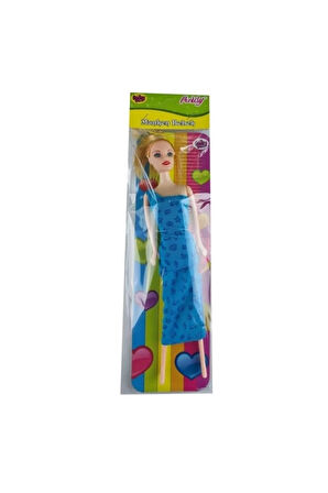 Oydaş Anlily Kart Poşette Manken Bebek 2416 Kız Erkek Çocuk Oyuncak Eğitici Oyuncaklar