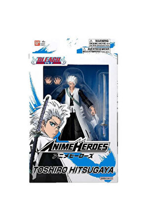 Bandai Toshiro Hitsugaya Poz Verilebilir Figür 16cm Kız Erkek Çocuk Oyuncak Eğitici Oyuncaklar