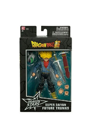 Bandai Dragon Ball Super Saiyan Future Trunks Poz Verilebilir Figür Kız Erkek Çocuk Oyuncak Eğitici