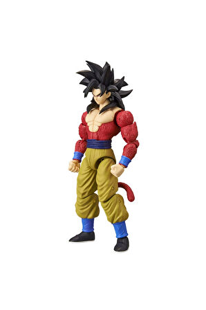Bandai Dragon Ball Super Saiyan 4 Goku Poz Verilebilir Figür 16cm Kız Erkek Çocuk Oyuncak Eğitici Oy