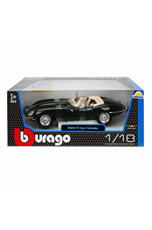 12046 1:18 Jaguar E Cabriolet 1961 Model Araba -Sunman Kız Erkek Çocuk Oyuncak Eğitici Oyuncaklar