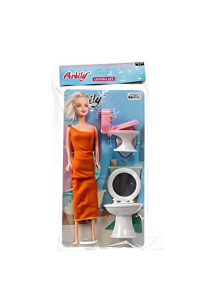 Oydaş Anlily Poşette Klozetli Bebek 2445 Kız Erkek Çocuk Oyuncak Eğitici Oyuncaklar