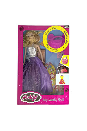 Oydaş Anlily Çantalı Yedek Elbiseli Bebek 2281 Kız Erkek Çocuk Oyuncak Eğitici Oyuncaklar