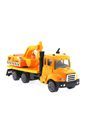 Çek Bırak Metal Mini Sarı Kepçe Kız Erkek Çocuk Oyuncak Eğitici Oyuncaklar