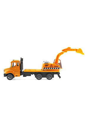 Çek Bırak Metal Mini Sarı Kepçe Kız Erkek Çocuk Oyuncak Eğitici Oyuncaklar