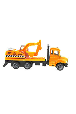 Çek Bırak Metal Mini Sarı Kepçe Kız Erkek Çocuk Oyuncak Eğitici Oyuncaklar