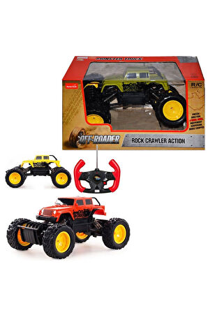 59100 1:18 Rock Crawler Uzaktan Kumandalı Aksiyon Aracı Kız Erkek Çocuk Oyuncak Eğitici Oyuncaklar